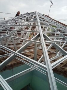 pasang baja ringan cempaka putih